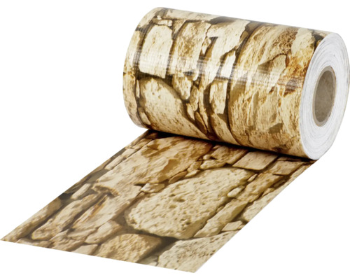 Bandă de opacizare Konsta 20,5 m x 19 cm model gresie Rola de folie decorativă cu model de piatră