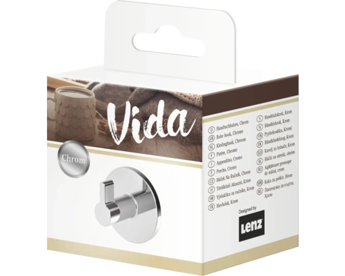 Ambalajul unui cârlig de prosop cromat