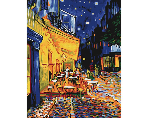 Pictură pe numere Van Gogh Night cafe in Arles 40x50 cm