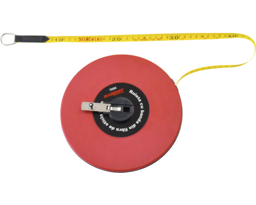 Ruletă cu bandă de 50 de metri lungime