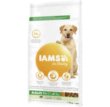 Iams for Vitality Adult 1+ hrană uscată pentru câini cu miel, în ambalaj de 12 kilograme