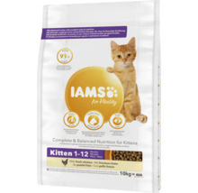 Iams for Vitality hrană pentru pisoi cu pui proaspăt, în ambalaj de 10 kilograme