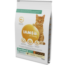 Iams For Vitality hrană pentru pisici sterilizate cu pui, 10 kilograme