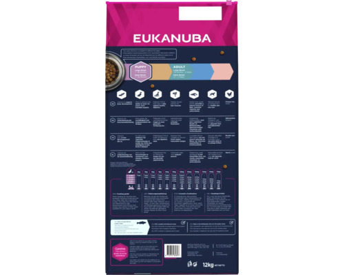 Hrană pentru căței de rasă mare Eukanuba, pachet de 12 kilograme