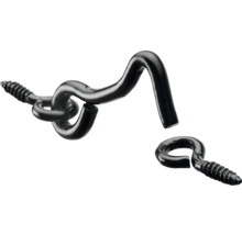 Cârlig cu filet și ochet din metal