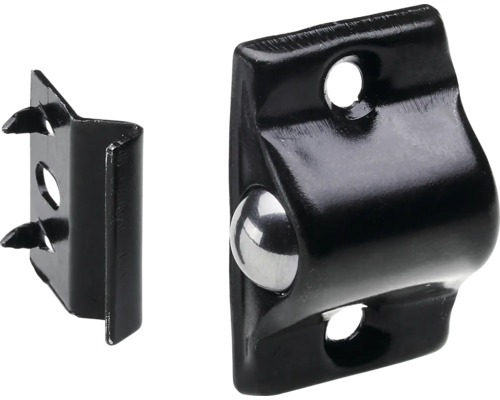 Magnet cu bilă Hettich 12x30x20mm oțel negru Închidere dulap cu bilă și contraparte
