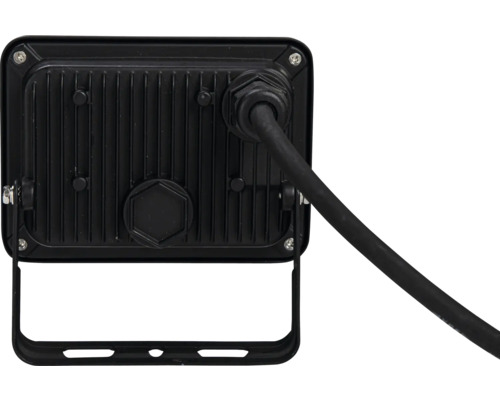 Spatele unui reflector LED cu cablu