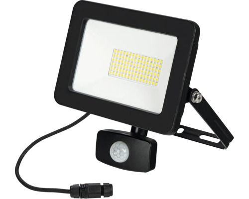Proiector LED exterior Verpackungsdesign 30W 4950 lumeni IP44, lumină neutră Reflector LED cu senzor de mișcare