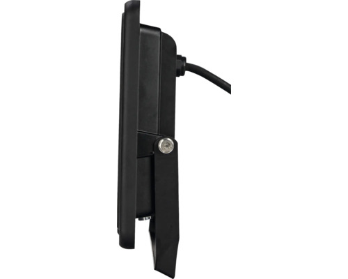 Reflector LED negru din profil