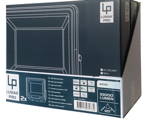 Pachet cu două proiectoare cu LED marca Lumak Pro