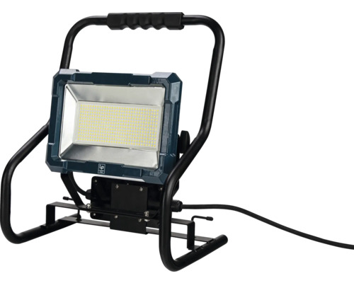 Proiector portabil LED exterior Lumak Pro 100W 16500 lumeni IP54, lumină rece Reflector LED de construcții cu cadru de susținere
