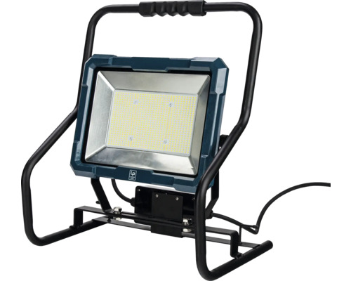 Proiector portabil LED exterior Lumak Pro 200W 33000 lumeni IP54, lumină rece Reflector LED pentru construcții cu mâner și suport