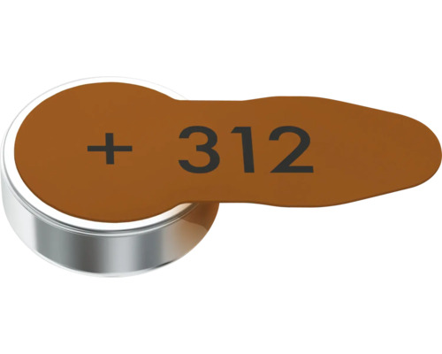 Baterie pastilă 312 cu clemă