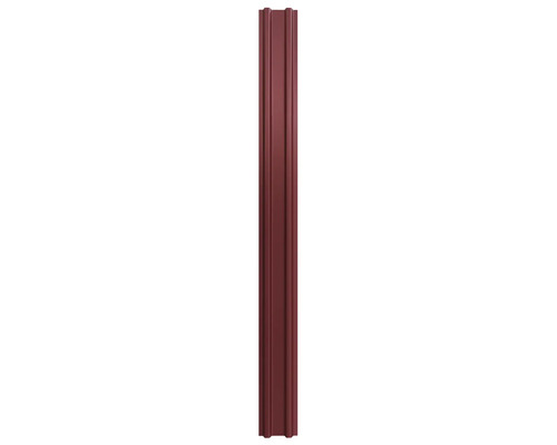 Șipcă metalică gard Bravo capăt drept 1750x90x0,50 mm roșu RAL 3009