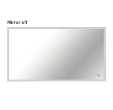 Oglindă de baie rectangulară cu iluminare
