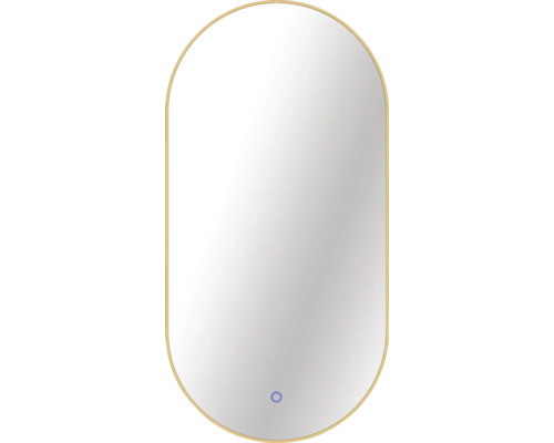 Oglindă baie cu LED Cordia Oval Line Backlight 100x50 cm senzor Touch IP 44