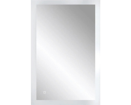 Oglindă dreptunghiulară cu iluminare pentru baie