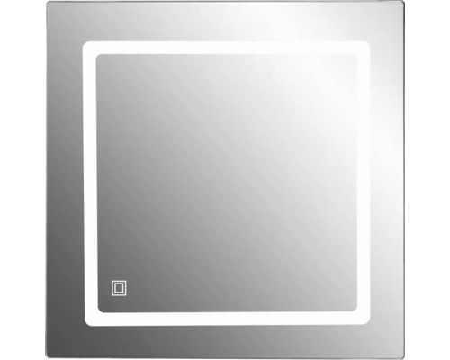 Oglindă pătrată cu iluminare LED