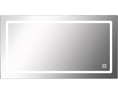 Oglindă dreptunghiulară cu iluminare LED