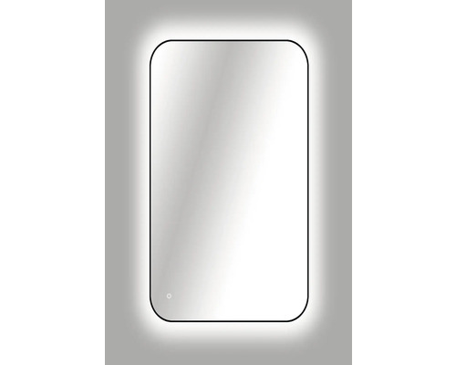 Oglindă baie cu LED Cordia Tender Line Blacklight 120x80 cm senzor Touch IP 44