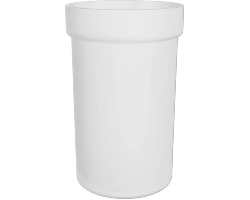 Ghiveci de flori alb din plastic