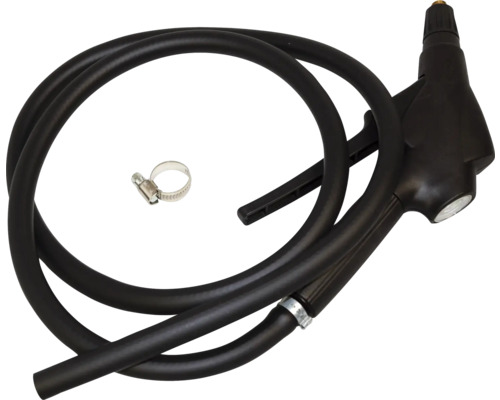 Pistol de sablare cu furtun și clemă pentru furtun