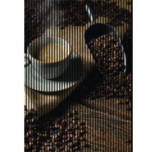 Cana de cafea și boabe de cafea cu cupă de cafea