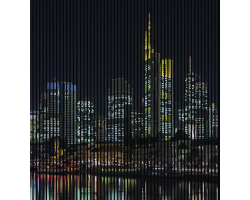 Panou riflaj acustic imprimat digital Frankfurt 1 19x2253x2400 mm