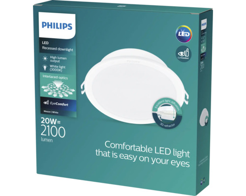 Spot LED încastrat Philips în ambalaj