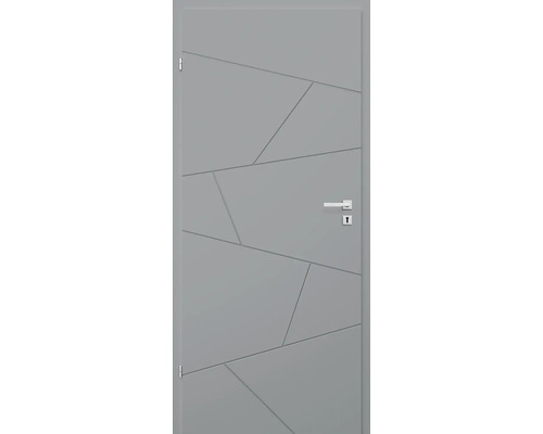 Foaie de ușă Classen gri mat Linea 2.12 MDF 203,5x64,4 cm stânga