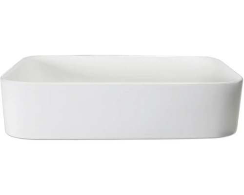 Bol ceramic pătrat alb