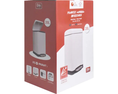 Ambalaj pentru o pubelă Onix Urban cu o capacitate de 20 de litri