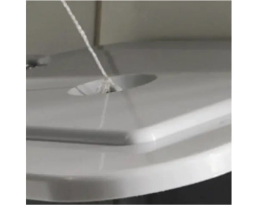 Capac pentru găleată cu gaură și șnur