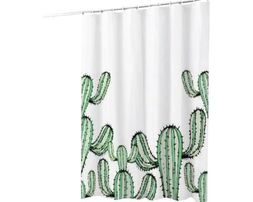 Cortină de duș cu model cactus