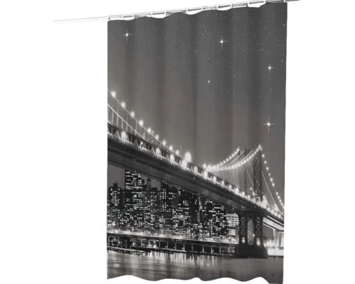 Cortină de duș cu motiv de pod