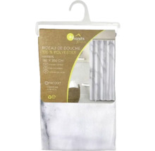 Perdea de duș din poliester cu design de marmură, 180 x 200 centimetri