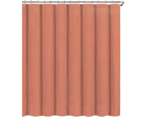 Imagine cu o perdea de duș cu inele de perdea de duș pe o bară de duș