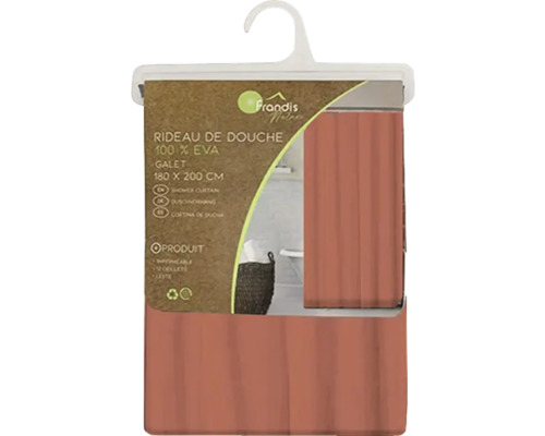 Cortină de duș ambalată din EVA, 180 x 200 centimetri