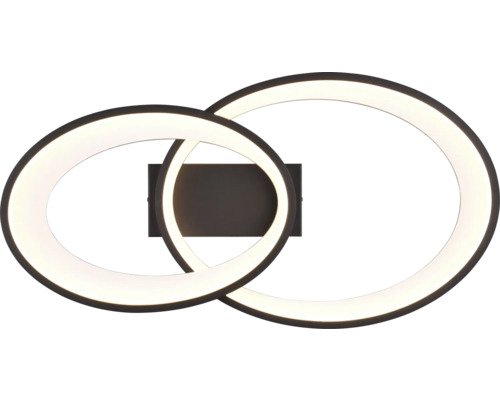 Lumină de perete cu două cercuri împletite