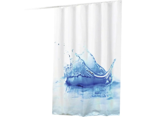 Perdea de duș cu motiv cu apă