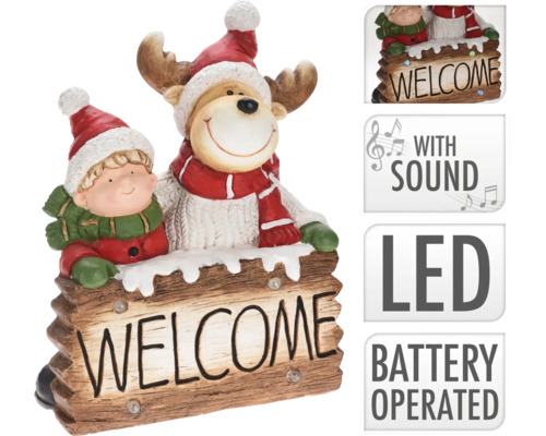 Decorațiune Ren cu LED 41x50 cm Decorațiune Ren cu LED 41x50 cm