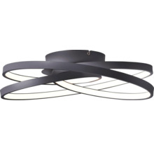 Plafonieră cu LED integrat Labyrinth 44W 5000 lumeni, negru