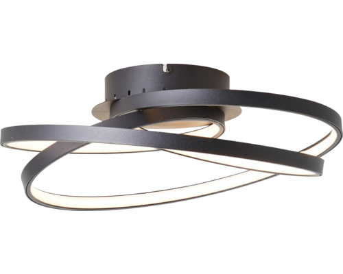 Lumină de plafon cu inele LED împletite