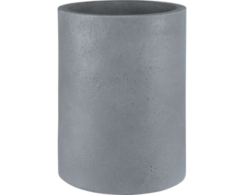 Ghiveci flori Geli Rondo plastic 39x39x54 cm gri deschis | HORNBACH