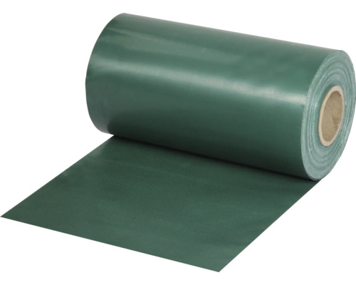 Bandă de opacizare Konsta 20,5 m x 24 cm verde închis Rolă folie de iaz din plastic