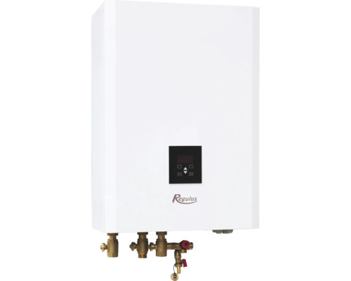 Boiler de apă caldă cu afișaj digital și supape de reglare