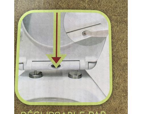 Ilustrație cu demontarea unui capac de toaletă