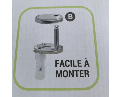 Piesa superioară a supapei pentru rezervorul de spălare
