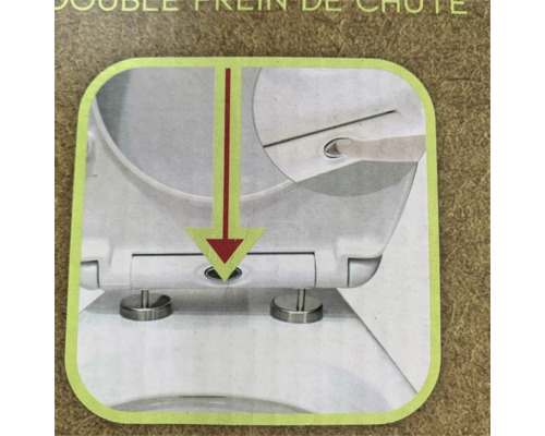 Simbol pentru închidere lentă a capacului de toaletă