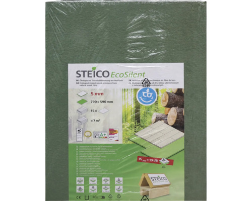 Placă izolatoare parchet Ecosilent A390 5x590x790 mm Placă izolatoare parchet Ecosilent A390 5x590x790 mm